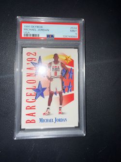 🔥PSA 9 Michael Jordan Skybox Olympic Team🔥