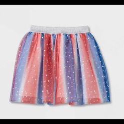 Girls' Blue & Red Americana Tutu Skirt by Cat & Jack™ - XS