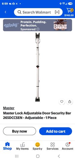 Master Lock Adjustable Door Security Bar