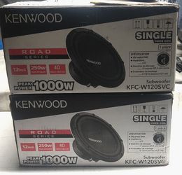 12' KENWOOD  Subwoofers 🔊🎶👌