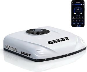 10000 BTU 12V DC RV Air Conditioner with Heater - Battery Powered, Low Power Consumption, Ultra Quiet & Fast