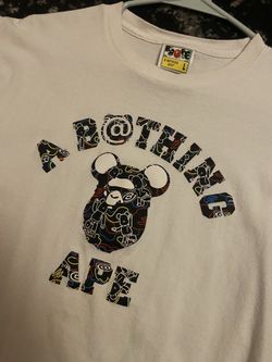 Bape X Bearbricks White T-shirt 