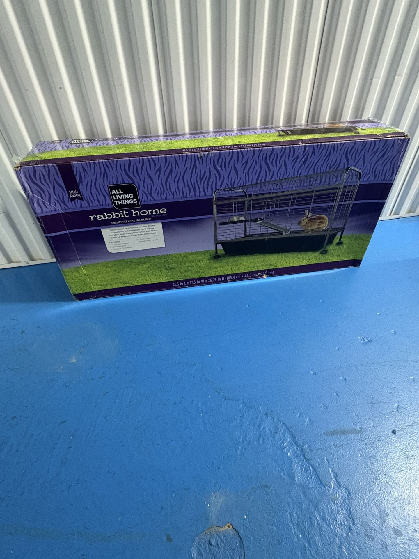 Rabbit Cage on Wheels