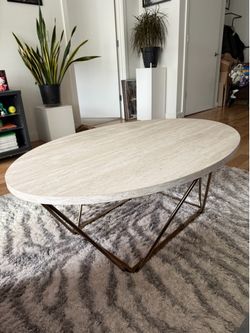 White/ Cream Coffee and Side Tables