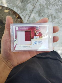 Immaculate Collection Rookie Card Tua Tagovailoa