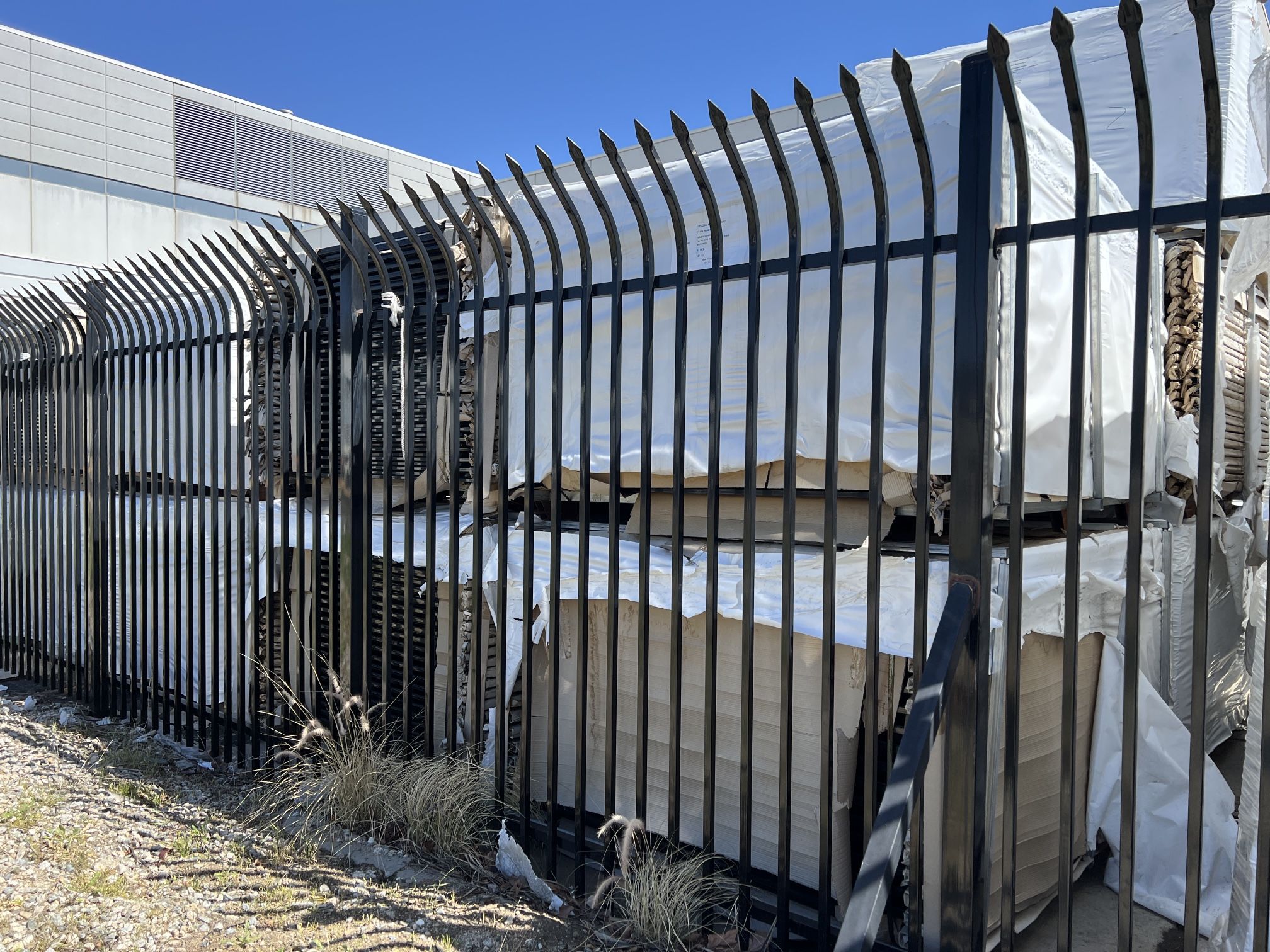 Curved Steel Fence Panel 8ft Tall, 8ft Wide, Commercial Grade,All Products : American Fashion Style Bags On Sale