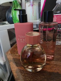 Victoria Secret Barely Rose 3.4oz perfume. Lotion and spray mist