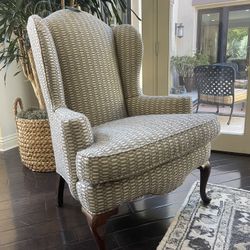 Two Wingback Chairs