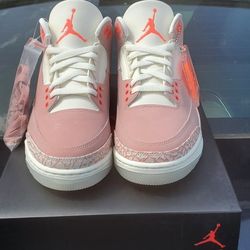 Pink jordan clearance 3s