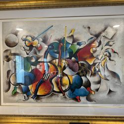 David Schuss “Moonlight Jazz - 37x54 - Limited Edition 20/350 - Framed