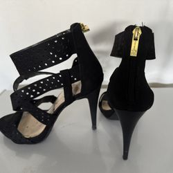 Jessica Simpson Women Leather Upper Heels Shoes Size 8.5 M