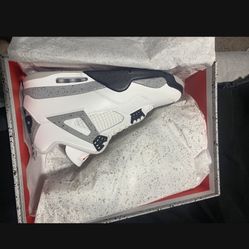 Jordan 4 White cement 