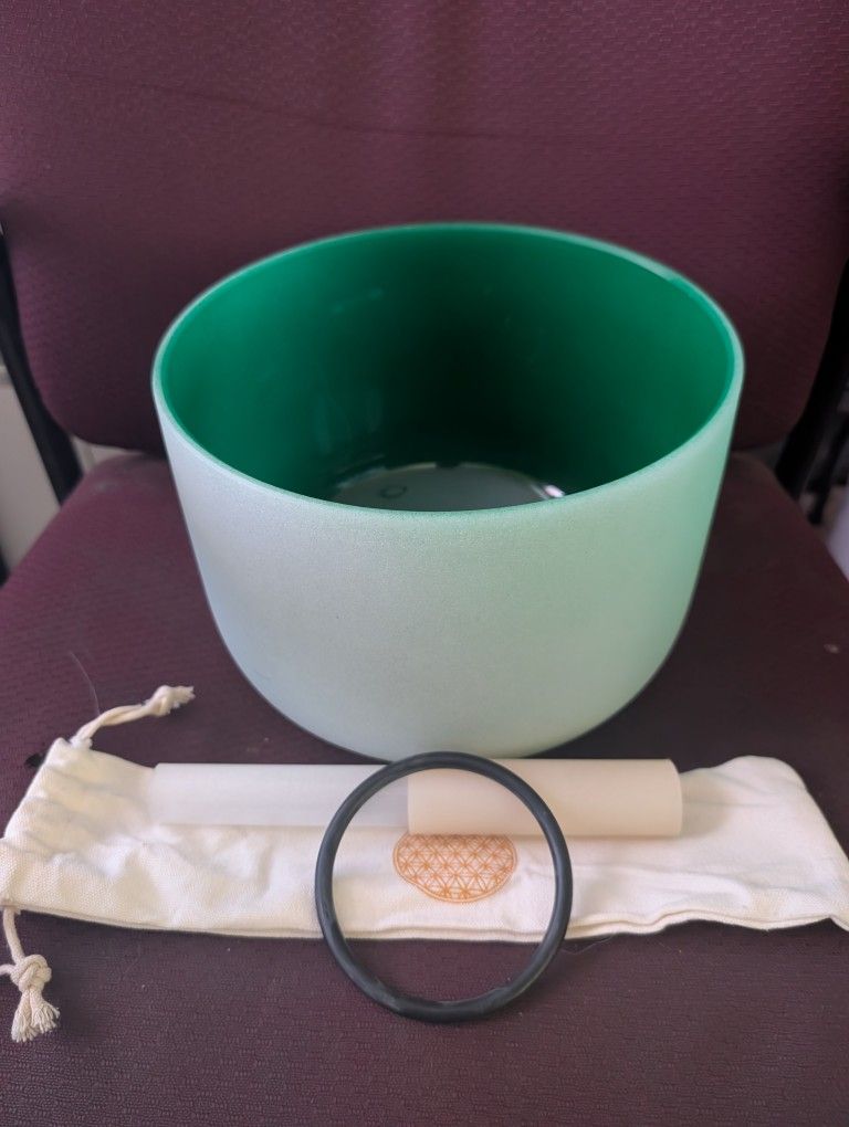 Green Singing Bowl