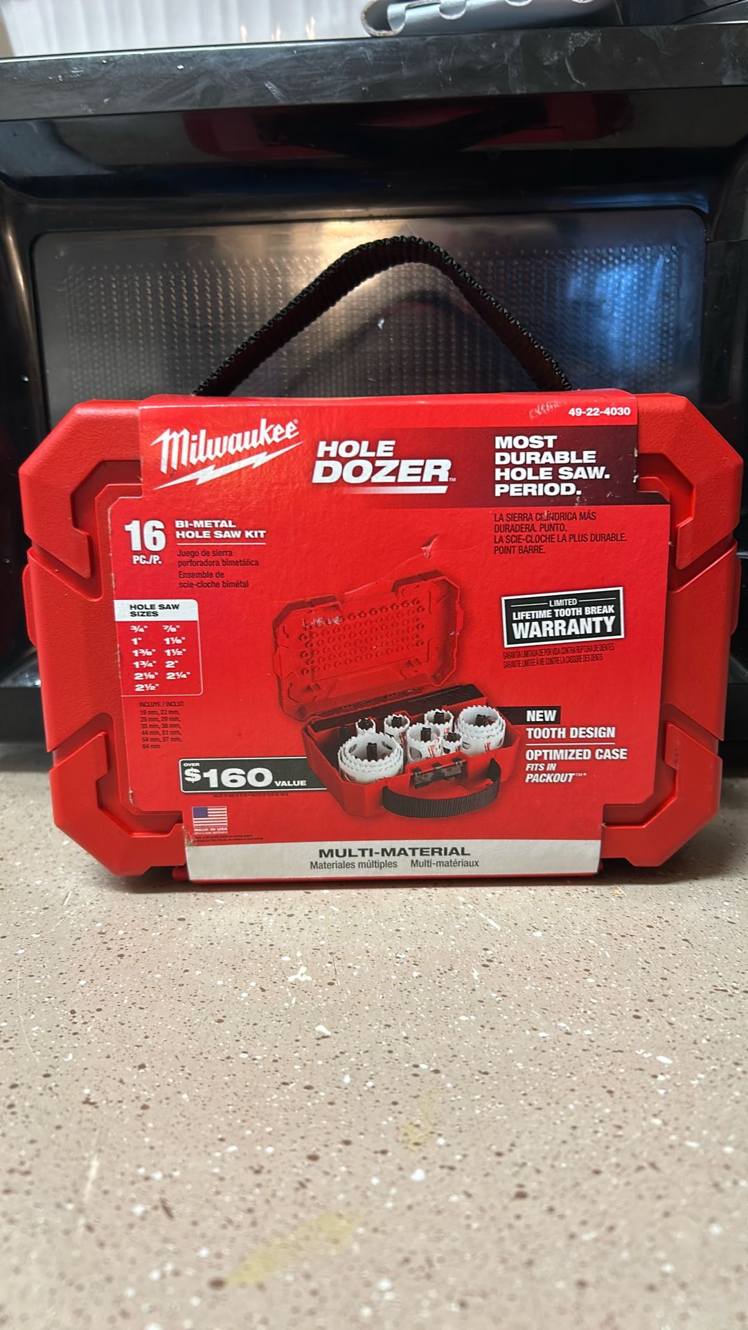 Brand New Milwaukee 16 PC./P. BI-METAL HOLE SAW KIT