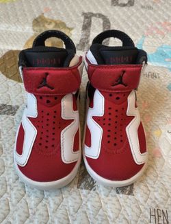 Size 5C - Nike Air Jordan 6 Retro Little Flex Toddler 'Carmine'