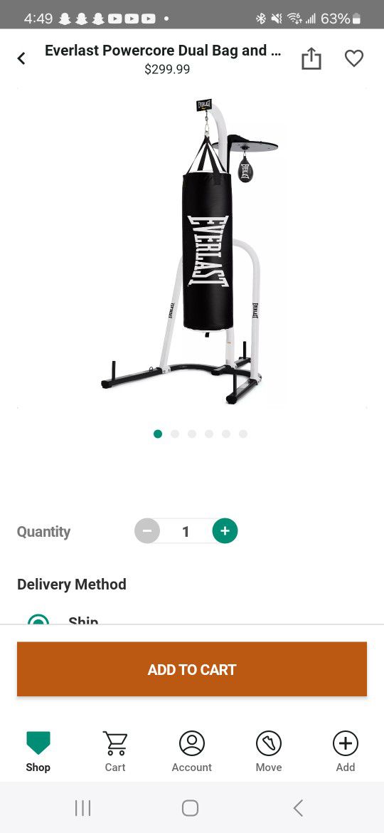 Everlast Boxing Stand
