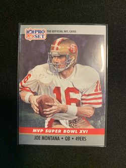 Joe Montana MVP Super Bowl XVI