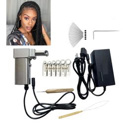Dreadlocks Machine, Compatible for Locs Electric Handheld Portable Dreadlock Maker with 6 Sizes for Synthetic Braiding Hair, Automatic Instant Loc Dre