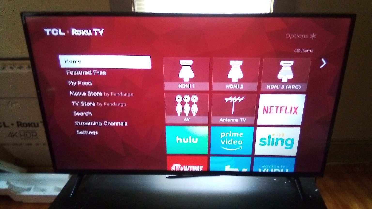 50" 4K TCL Roku Smart TV