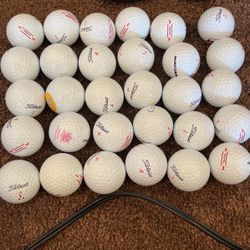 34 Mint 5A Titleist True Feel Golf Balls