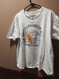 Men's Pokemon Shirt Size XL 100% Cotton