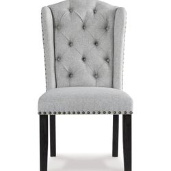 Dining Chair Of 2 Count, Light Gray
