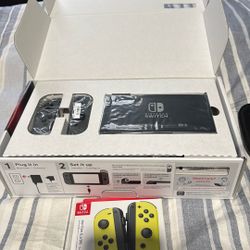 Nintendo Switch Gray V1 Unpatched Game Console Bundle 