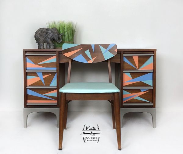 Mid Century Modern Mcm Desk And Chair Made By Lane Furniture For Mid Century Modern Mcm Desk And Chair Made By Lane Furniture