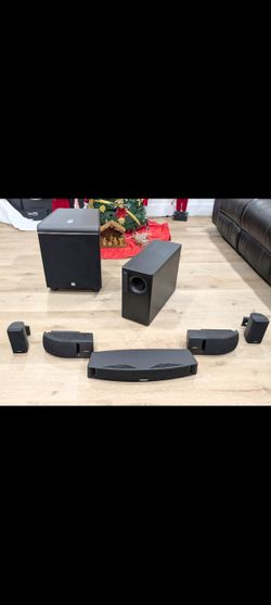 Bose Speaker System And JBL Subwoofer