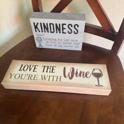 Decorative Wine Signs