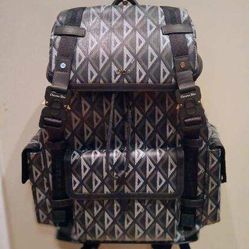 Christian Dior Backpack Diamond Monogram Large