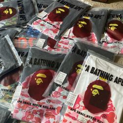 Bape tees multiple designs