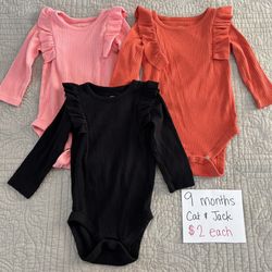 Baby Girl 9 Months Clothes