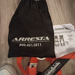 Fall arrest device (rigging harness)