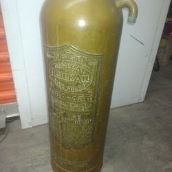 BRASS ANTIQUE FIRE EXTINGUISHER