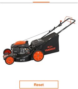 NEW IN BOX Shop YARDMAX 22 in. 201 cc SELECT PACE 6 Speed CVT High Wheel RWD 3-in-1 Gas Walk Behind Self Propelled Lawn Mower