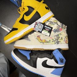 Jordan 1 High UNC Supreme, Wu-Tang 