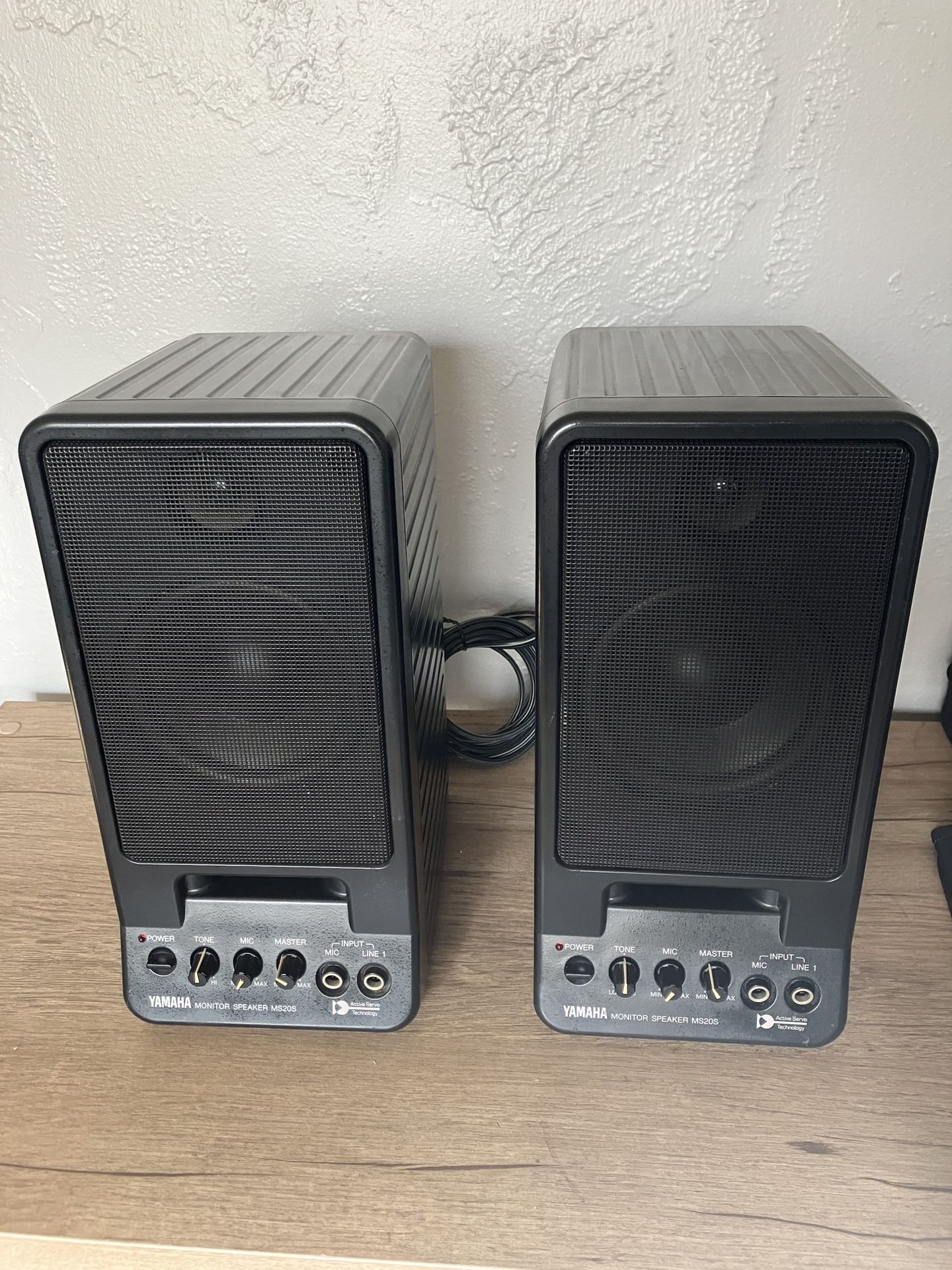 Yamaha MS20S Studio Monitors Vintage