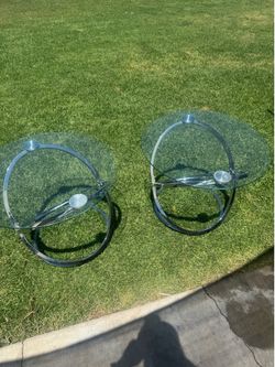 Mesitas de vidrio