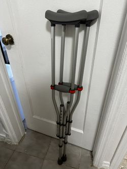 Crutches Adjustable Height