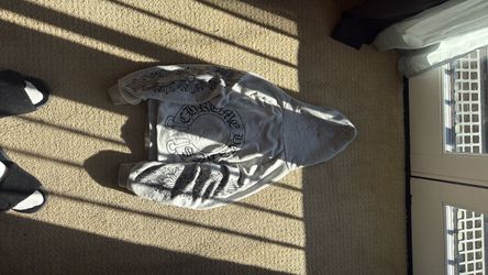 vintage chrome hearts zip up
