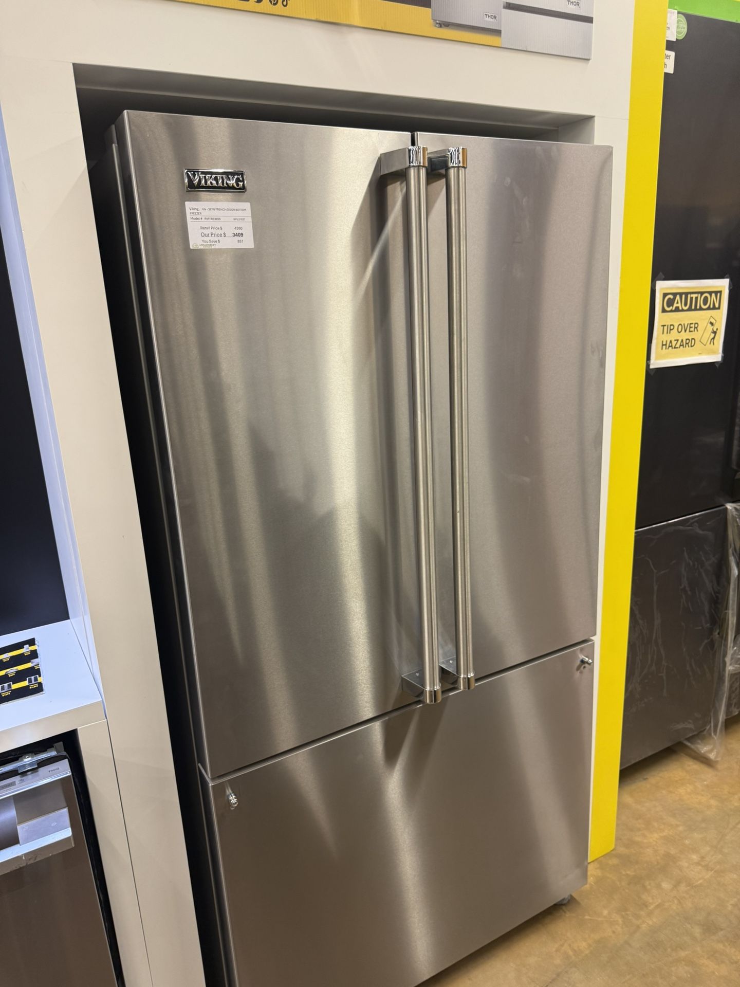 Viking 36” counter depth refrigerator