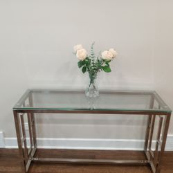 Beautiful Glass Console Table