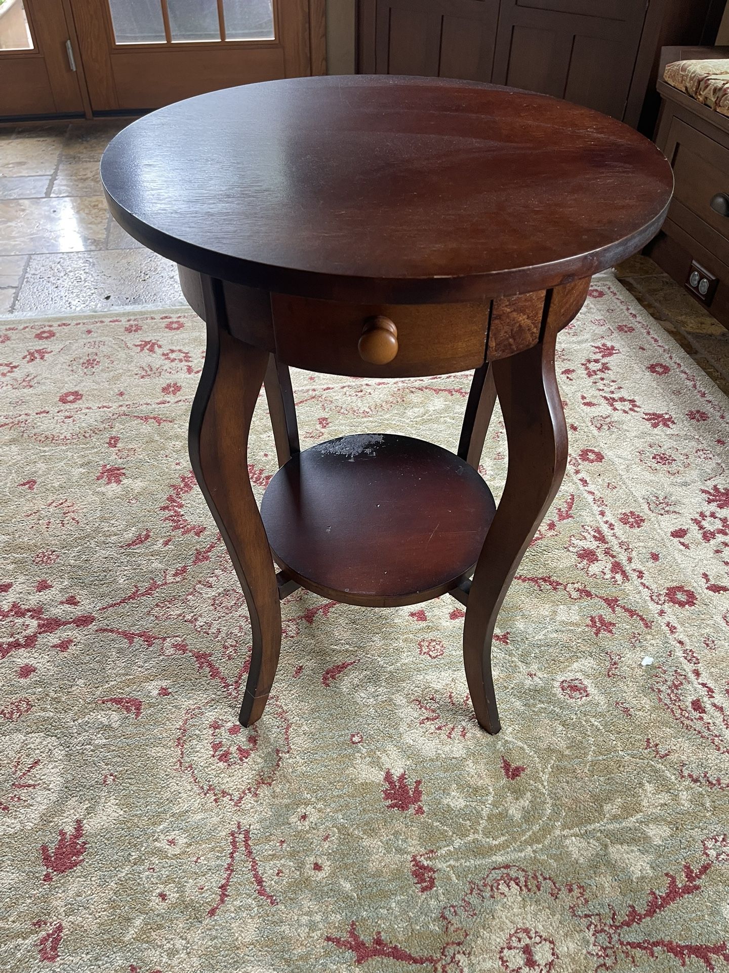 Wooden End Table