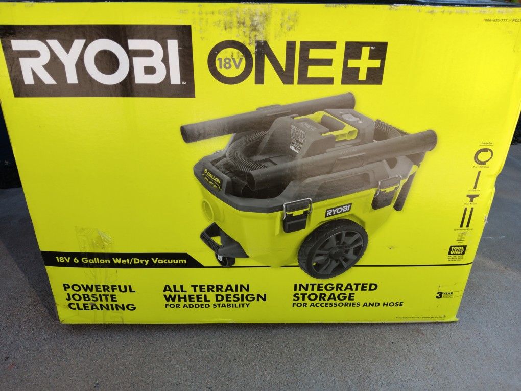 VACUUM RYOBI 18V TOOL ONLY