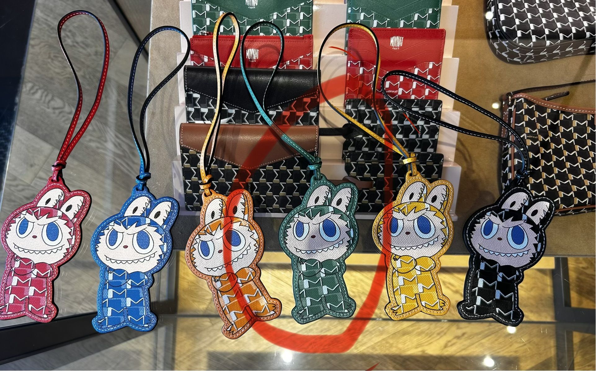 100% Authentic MOYNAT Labubu Bag Charm (GREEN)