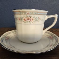 noritake rothschild saucers and cups