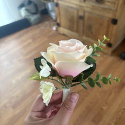 Fake Flower Men Boutonniere