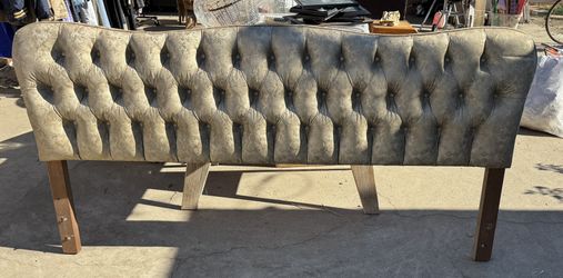 Vintage King Size Tapestry Headboard 