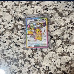 Pikachu Rainbow Card